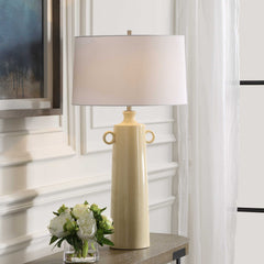Florero Pale Yellow Table Lamp - Ornate Home