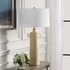 Florero Pale Yellow Table Lamp - Ornate Home