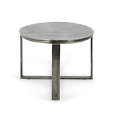 Flores Gray Oval Coffee Table - Ornate Home