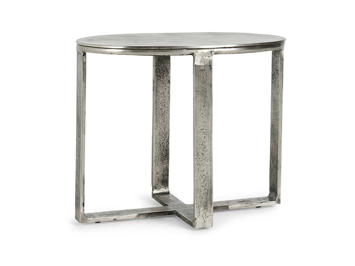 Flores Gray Oval End Table - Ornate Home
