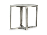 Flores Gray Oval End Table - Ornate Home