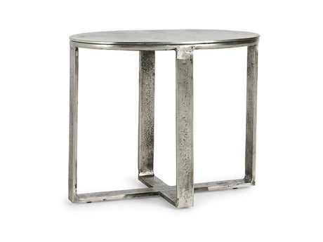 Flores Gray Oval End Table - Ornate Home