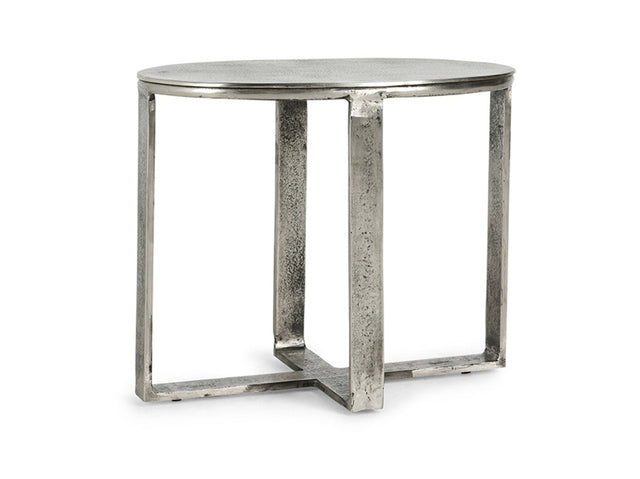 Flores Gray Oval End Table - Ornate Home