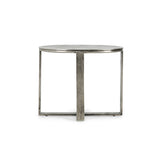 Flores Gray Oval End Table - Ornate Home