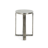 Flores Gray Oval End Table - Ornate Home