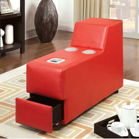 Floria Red Speaker Console - Ornate Home