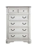 Florian Antique White/Oak Chest - Ornate Home