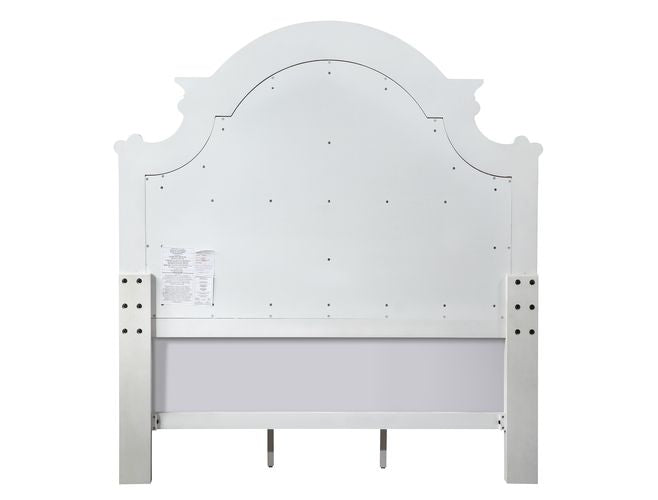 Florian Beige/Antique White Queen Bed - Ornate Home