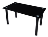 Florian Black 5-piece Dinig Table Set - Ornate Home