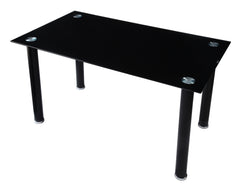 Florian Black 5-piece Dinig Table Set - Ornate Home