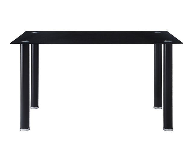Florian Black Metal Dining Table - Ornate Home