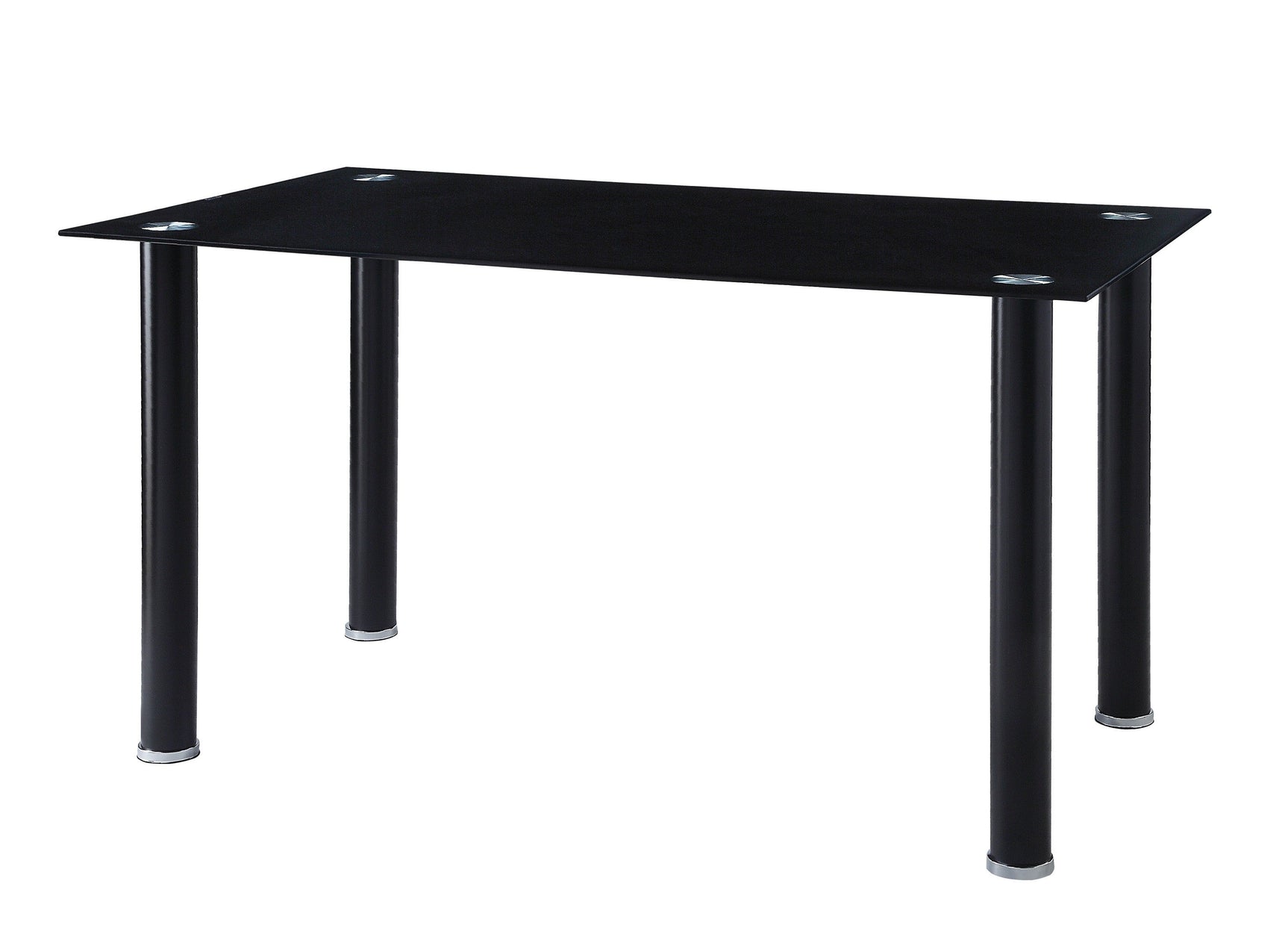 Florian Black Metal Dining Table - Ornate Home