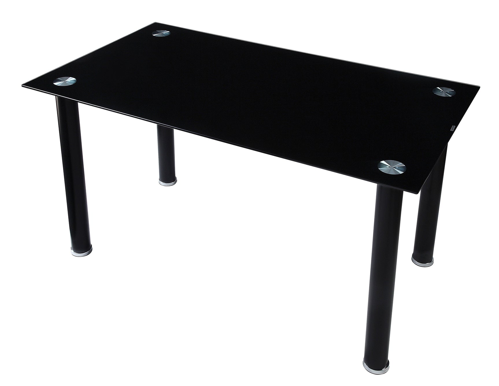 Florian Black Metal Dining Table - Ornate Home
