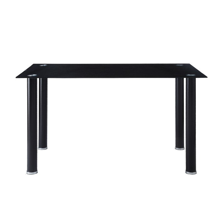 Florian Black Metal Dining Table - Ornate Home