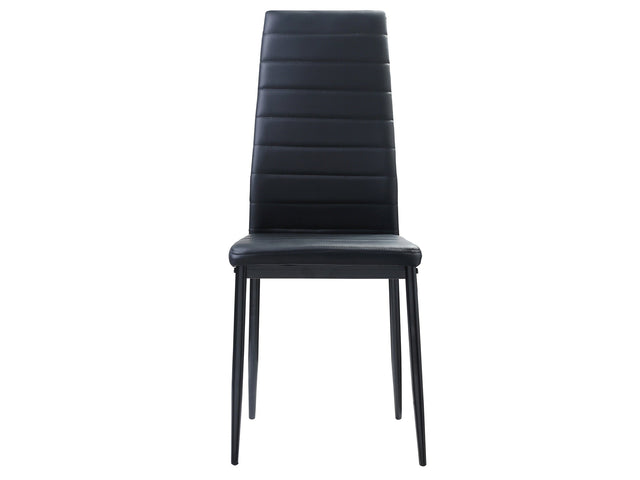 Florian Black Side Chair (Set of 2) - Ornate Home