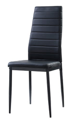 Florian Black Side Chair (Set of 2) - Ornate Home