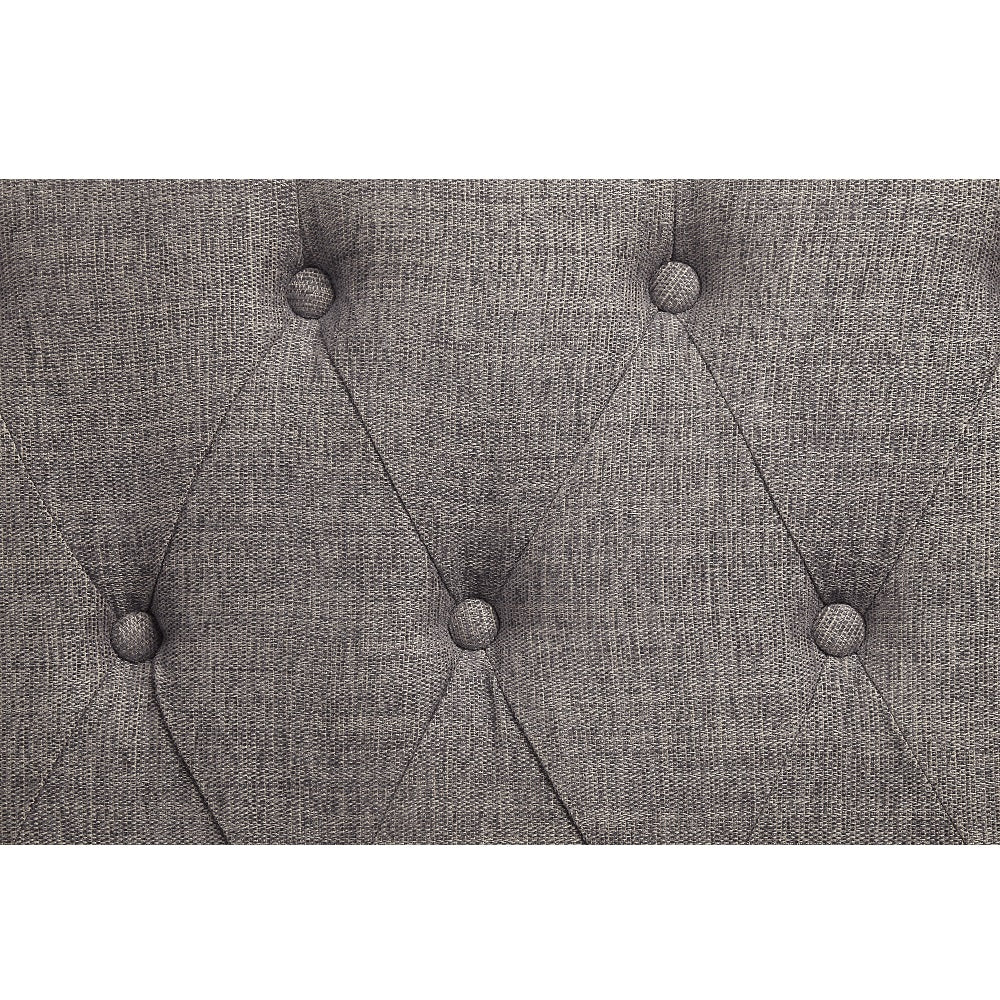 Florian Gray & Antique White Loveseat W/3 Pillows - Ornate Home