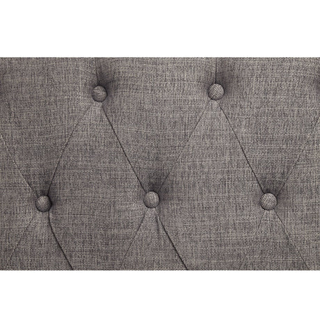 Florian Gray & Antique White Loveseat W/3 Pillows - Ornate Home