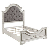 Florian Gray/Antique White Queen Bed - Ornate Home