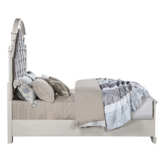 Florian Gray/Antique White Queen Bed - Ornate Home