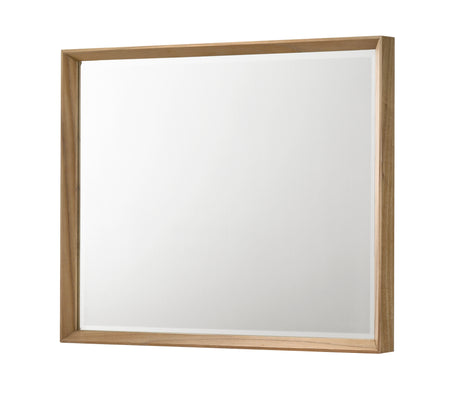 Florian Natural Upholstered Storage Platform Bedroom Set - Ornate Home