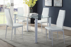 Florian White Side Chair (Set of 2) - Ornate Home