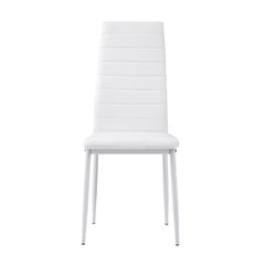 Florian White Side Chair (Set of 2) - Ornate Home