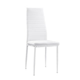 Florian White Side Chair (Set of 2) - Ornate Home