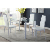 Florian White Side Chair (Set of 2) - Ornate Home