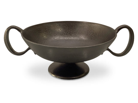 Floris Antique Brass Cast Aluminum Decorative Bowl - Ornate Home