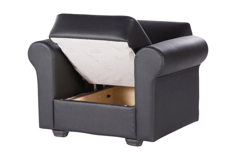 Floris Black Armchair - Ornate Home