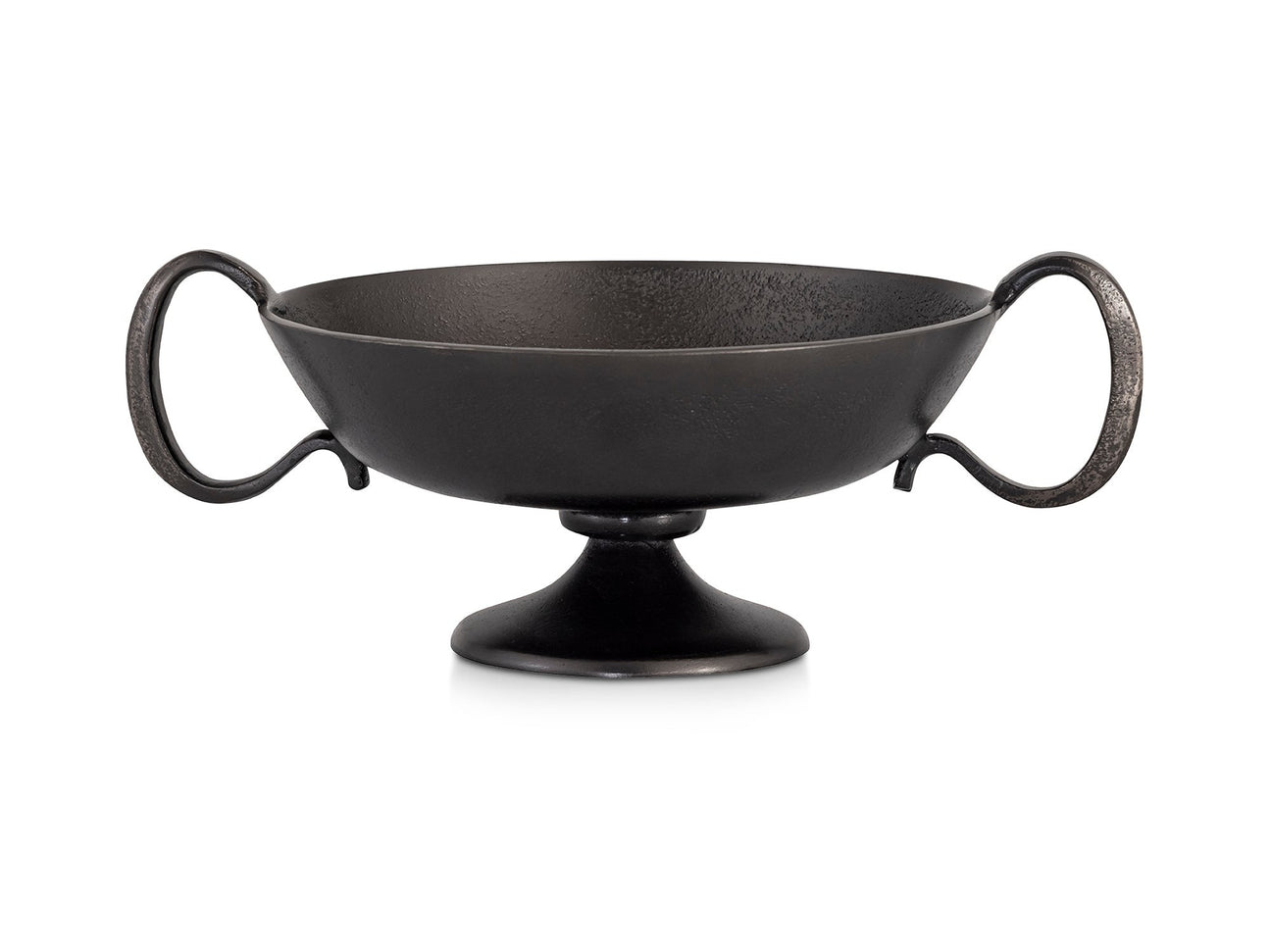 Floris Black Cast Aluminum Decorative Bowl - Ornate Home
