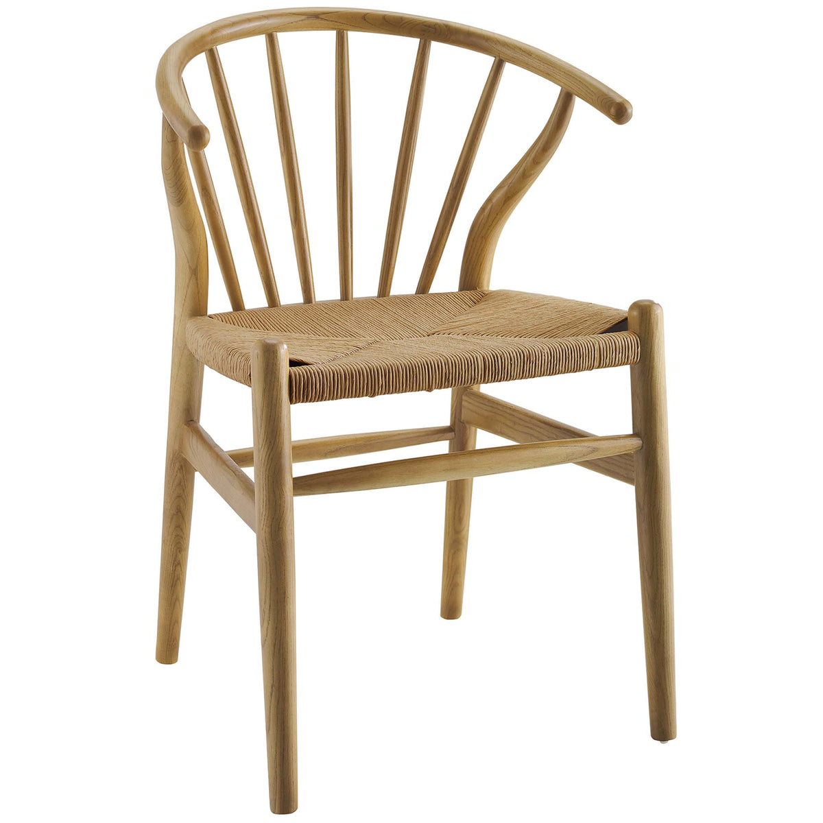 Flourish Natural Spindle Wood Dining Side Chair - Ornate Home