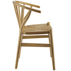 Flourish Natural Spindle Wood Dining Side Chair - Ornate Home