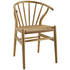 Flourish Natural Spindle Wood Dining Side Chair (Set of 2) - Ornate Home