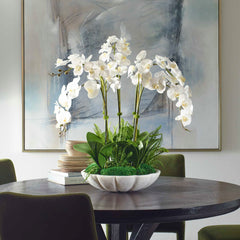 Flourish Orchid White Centerpiece - Ornate Home