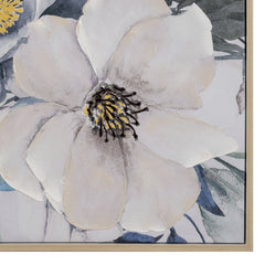 Flower Power Green/Natural Canvas - Ornate Home