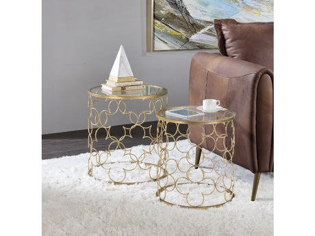 Flowie Coffee Table (2Pc) - Ornate Home