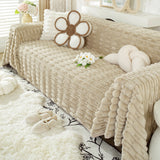 Fluffy Faux Fur Couch Cover Plush Sofa Throw, Warm & Stylish Sofa Protector - Ornate Home