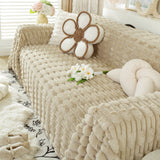 Fluffy Faux Fur Couch Cover Plush Sofa Throw, Warm & Stylish Sofa Protector - Ornate Home