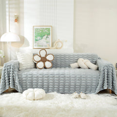 Fluffy Faux Fur Couch Cover Plush Sofa Throw, Warm & Stylish Sofa Protector - Ornate Home