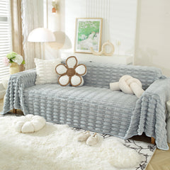Fluffy Faux Fur Couch Cover Plush Sofa Throw, Warm & Stylish Sofa Protector - Ornate Home