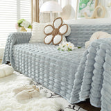 Fluffy Faux Fur Couch Cover Plush Sofa Throw, Warm & Stylish Sofa Protector - Ornate Home