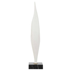 Fluid Drop White Stone Sculpture - Ornate Home