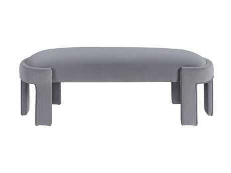 Flux Gray Bench - Ornate Home
