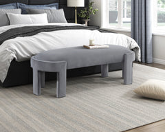 Flux Gray Bench - Ornate Home
