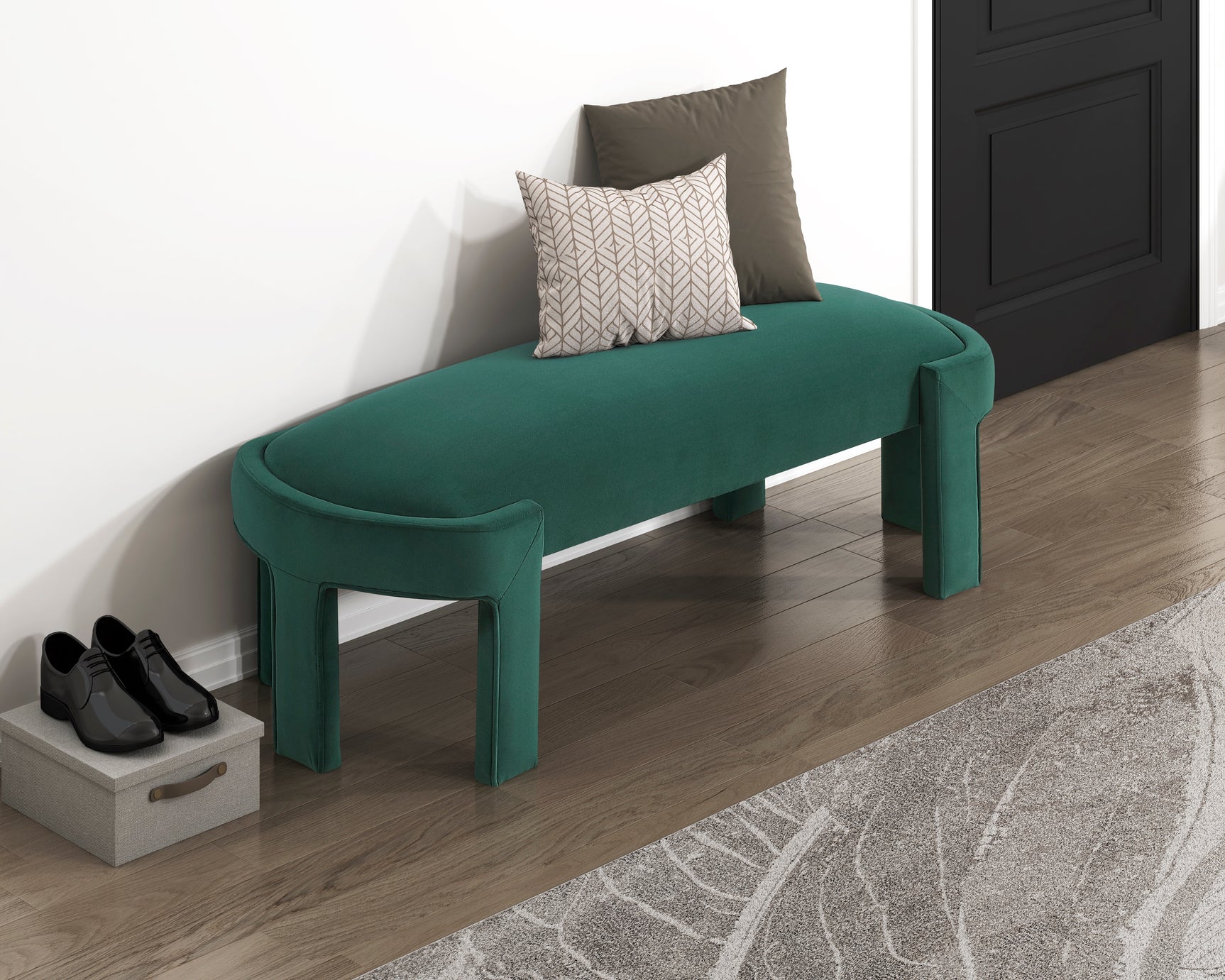 Flux Green Bench - Ornate Home
