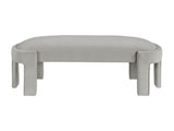 Flux Taupe Bench - Ornate Home