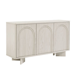 Flux White Wash Arched 3-Door Sideboard - Ornate Home