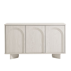 Flux White Wash Arched 3-Door Sideboard - Ornate Home